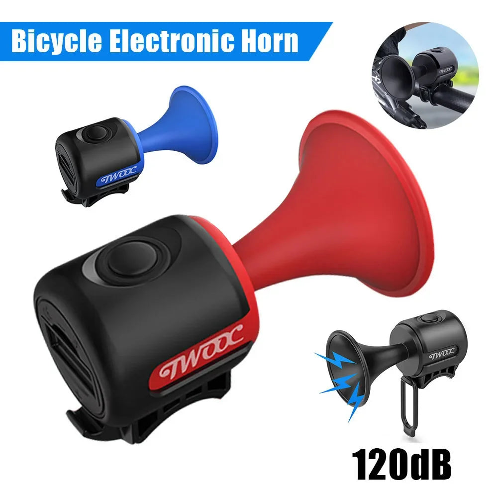 Bicycle Horn Electric Scooter Bell 120DB Waterproof Bike Horn MTB Road Cycling Bicycle Alarm Horn For Xiaomi M365 Pro Accessorie