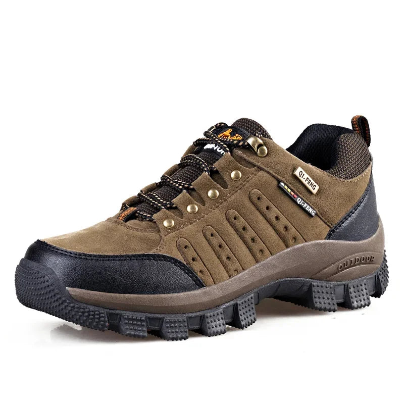 Men Casual Leather Shoes Classic Waterproof High Quality Shoes Women Climbing Shoes Outdoor Sneakers Trekking Leather Footwear