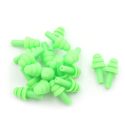 20Pcs Silicone Ear Plugs Sleep Earplugs Noise Reduction Swimming Earplugs With Rope For Diving Underwater Ear Plugs