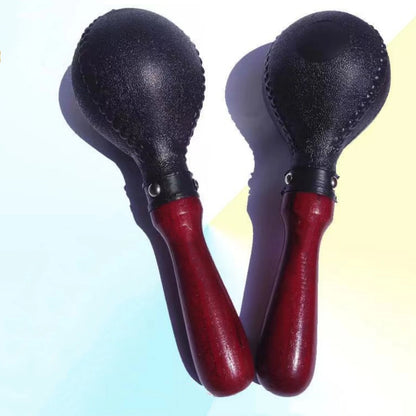 Miwayer Professional Pair of Maracas Shakers Rattles Sand Hammer Percussion Instrument Musical Toy for KTV Party