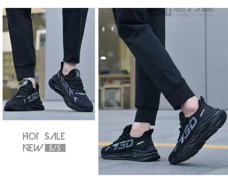 Non-slip chef men's shoes Sports shoes wear-resistant labor protection soft sole working waterproof and oil-proof casual shoes