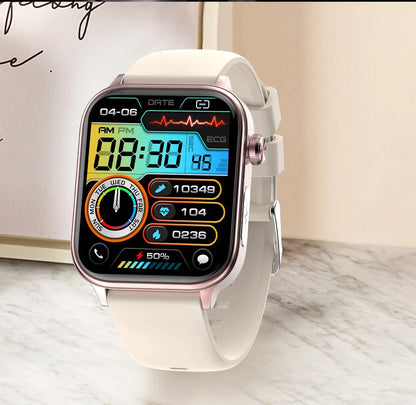 2024 New Medical Grade Smart Watch Men Blood Glucose Lipid and Uric Acid AI Diagnostic Detector Bluetooth Call Health Smartwatch