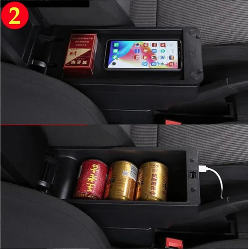 For Nissan Versa Armrest For Nissan Almera Versa Car Armrest Box Storage box Interior Dedicated Retrofit Car Accessories