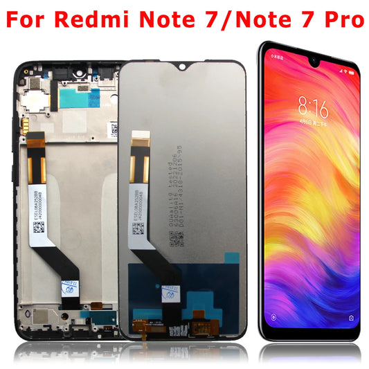 For Xiaomi Redmi Note 7 LCD M1901F7G Display Touch Screen Digiziter Assembly For Redmi Note 7 Pro M1901F7S LCD Replacement Part