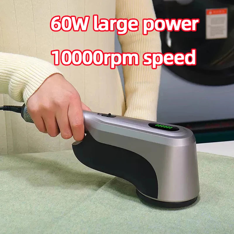 60W Professional Lint Remover Spool Machine Commercial Hairball Trimmer Clothes Electric Lint Remover Dry Cleaners Shaving Ball