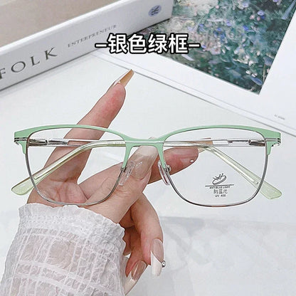 New Ultra Light Anti Blue Light Glasses for Women Fashion Square Eyeglass Frame for Men Myopia Glasses Clear Glasses Eyewear