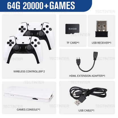 M15 4K Game Stick Video Game Console Built-in 30000 Games Retro Handheld Game Player M8 Plus For GBA/SFC/Arcade Game