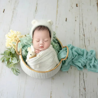 3 Meter seersucker wrap for newborn photography props,stretch baby wrap for photo shoot