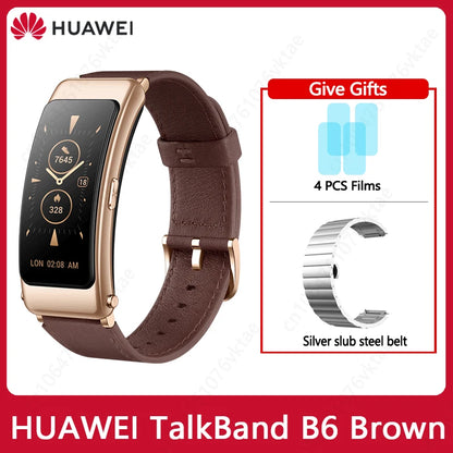 Huawei TalkBand B6 Smart Wristband Bluetooth 5.2 1.53 Inch AMOLED Screen Kirin A1 Processor Call Earphone Talk Band