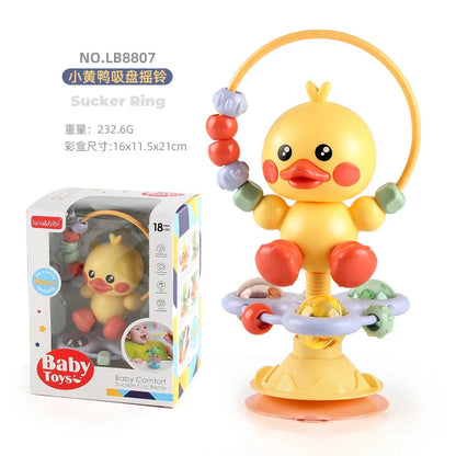 Baby cartoon soothing ringing toy fun sound effects nursery rhyme baby dining table suction cup puzzle early education toy