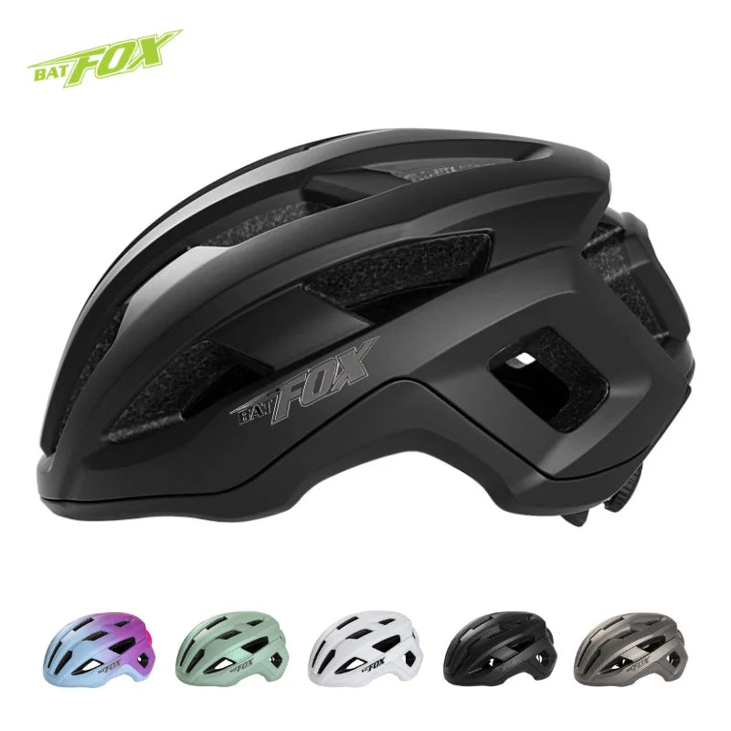 BATFOX Road Cycling Helmet style Sports Ultralight Aero Safely Cap Capacete Ciclismo Bicycle Mountain Men women MTB Bike Helmet