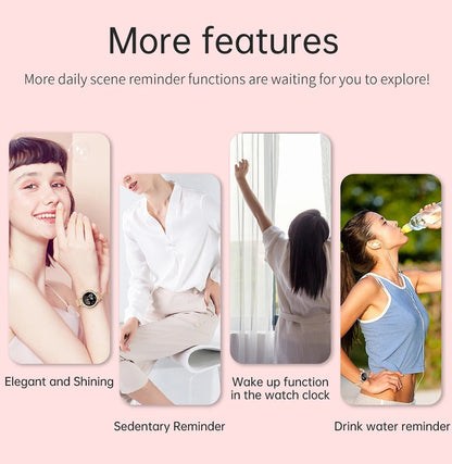 LIGE Fashion Smart Watch For Lady Bluetooth Call Blood Pressure DIY Custom Dial Sport Bracelet Waterproof Men Smartwatch Women