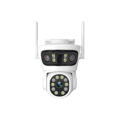 HFWVISION 9MP Wifi Camera Auto Tracking Three Screens 5X Digital Zoom PTZ Security Protection CCTV Surveillance O-Kam Pro