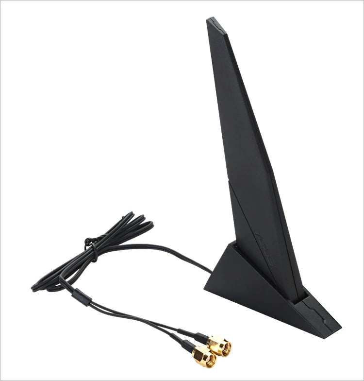 Original ASUS Motherboard Network Cards Antenna 2.4G/5G/6G WiFi6e Tri-Band Magnetic Antenna for ROG Z390 Z490 X570 B460 B360