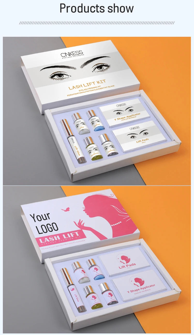 Semi-permanent Brow or Lash Lift and CNKESS Tint Kit Professional Brow Lamination Eyelash Lifting Perming Lashes Dye Eyes Makeup