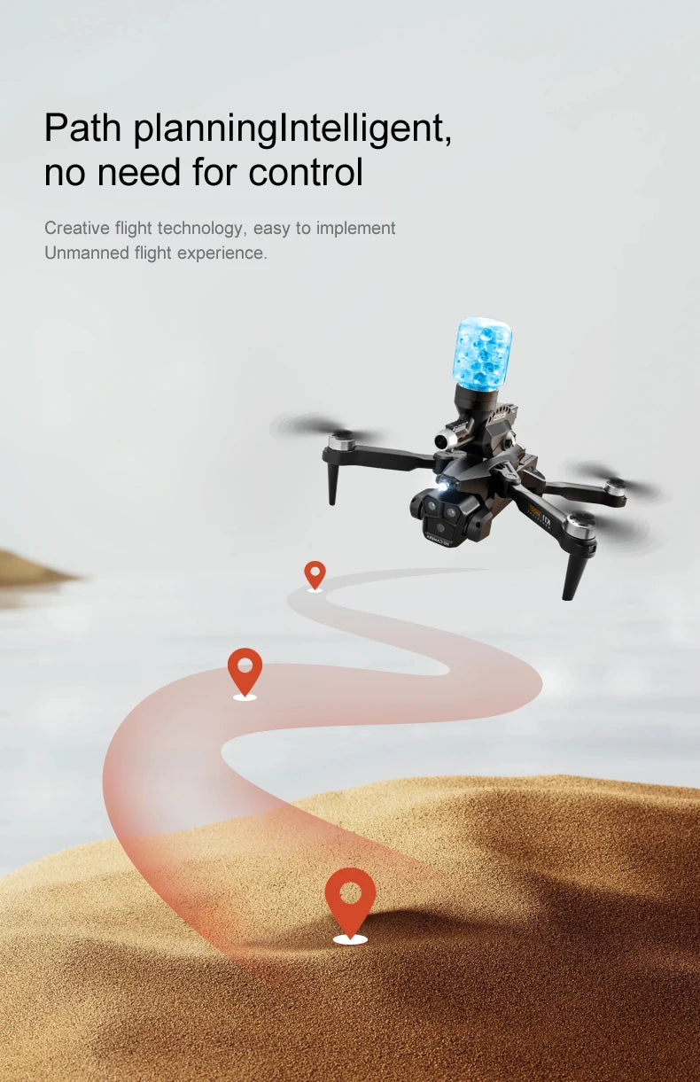 New K11MAX Water Bomb Drone Brushless Motor High Definition Three Camera Drone Optical Flow Positioning Hovering Quadcopter