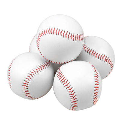 12 Pcs 9-inch hardwood/soft rubber core baseballs throwing training sawdust hard solid baseballs