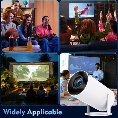 Transpeed 4K Wifi6 HY300 Pro Projector Android 11 260 ANSI Dual WIFI Allwinner H713 BT5.0 720P Home Cinema Outdoor Portable