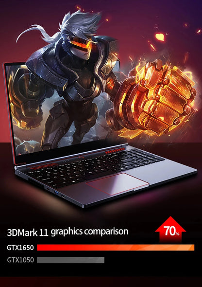 Intel Core i9-10885H 16.1 inch Gaming Laptop  GTX1650 4G Win 11 64GB DDR4 4TB SSD 8 Cores 12 Threads 4.8GHz designer Notebook