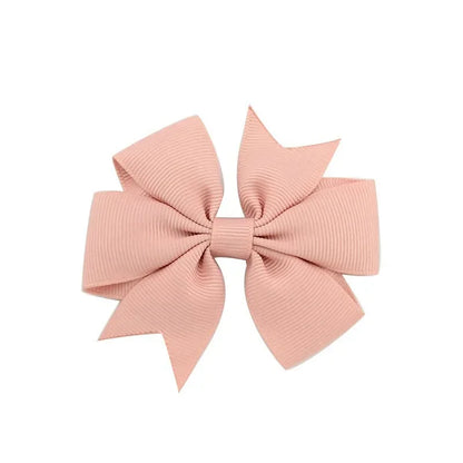 10pcs/lot Baby Girls Hair Bows Hairpins 3.2" Grosgrain Ribbon Pinwheel Toddler Clips Children Kids Accessories Gifts Photo Props