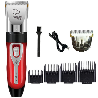 Dog Hair Clipper Pet Hair Trimmer Cat Puppy Grooming Electric Shaver Set Ceramic Blade Recharge Profession Supplies Promotions