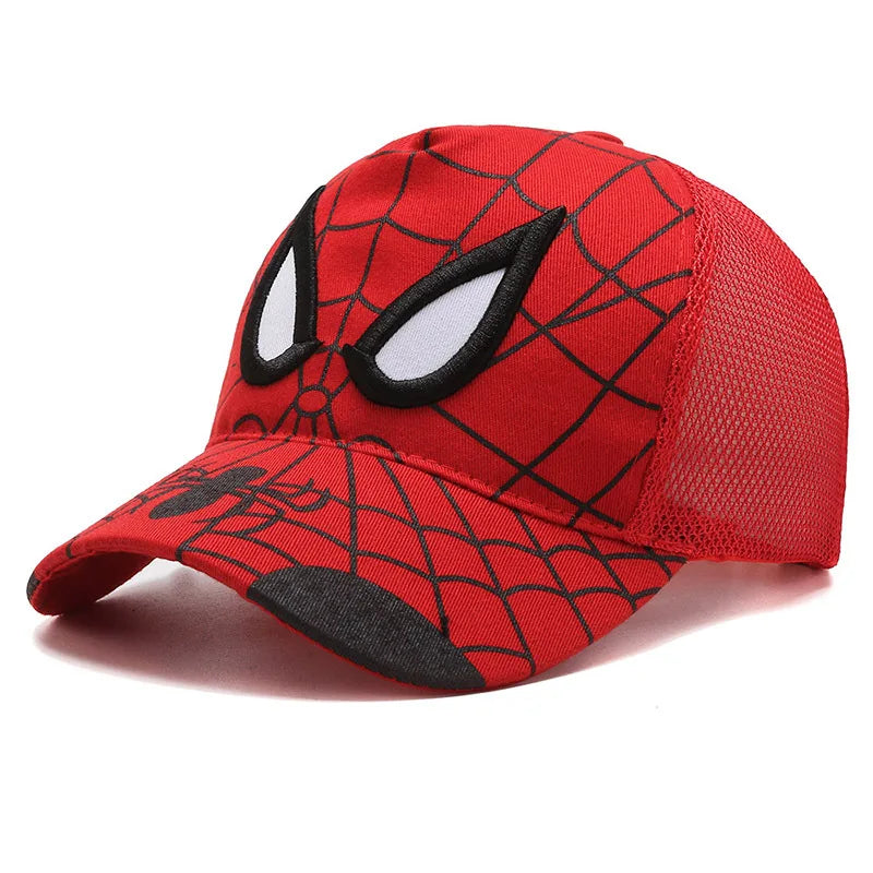 Disney Spiderman Baseball Cap For Boys Girls Baby Baseball Caps Cartoon Cotton Summer Breathable Sun Hat Children Hip Hop Hats