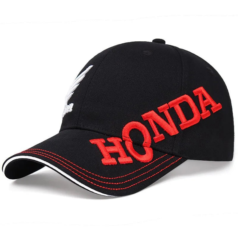 HONDA Car Baseball Cap Cotton Embroidery Women's Outdoor Sunscren Sun Hat Men's Golf Hat Best Acessores for Honda Cars