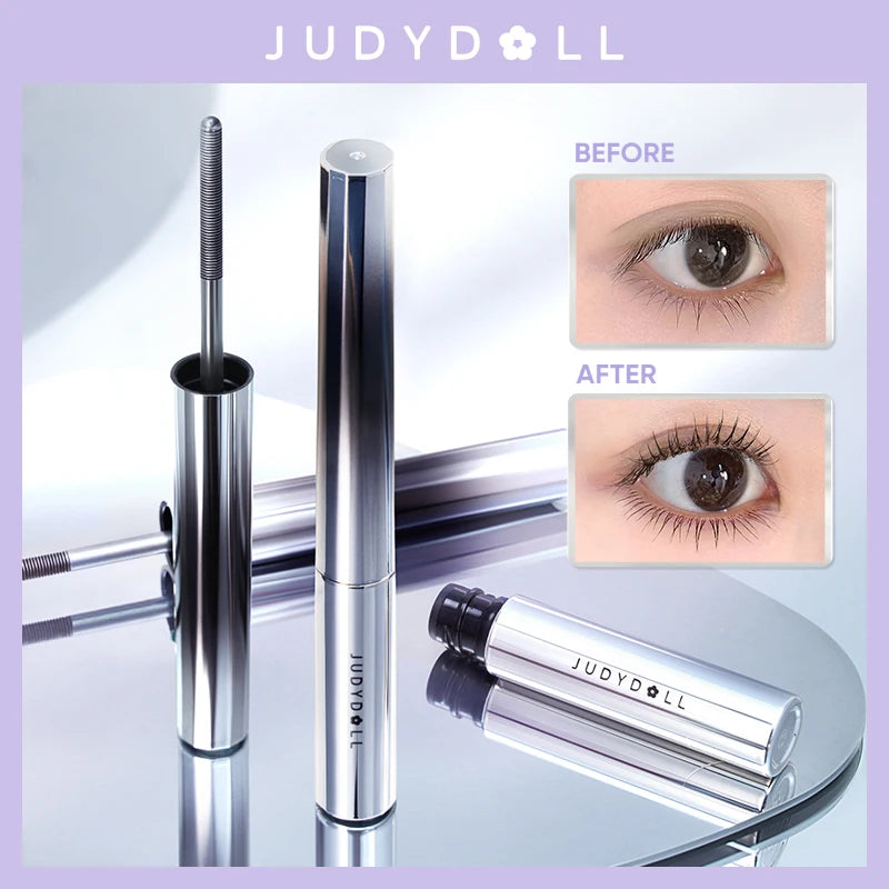 Judydoll Iron Mascara 2g Steel Tube Mascara Waterproof Slim Long Curl Thick Styling