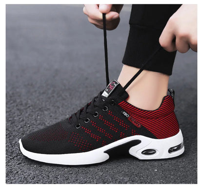 Shoes men 2024 new trend men's shoes breathable lace-up running shoes Korean version light casual sports shoes