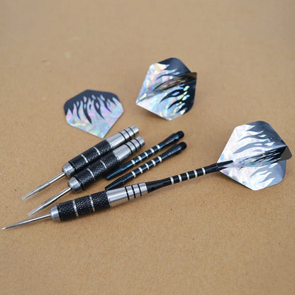 3pcs/Set Professional Tungsten Steel Needle Tip Darts Sports Steel Shafts Flights Tip 22g Darts Darts O7Q8