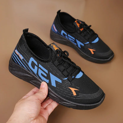 Autumn lightweight anti-odor men's shoes breathable mesh sneakers comfortable fashionable versatile shoes men's casual shoes