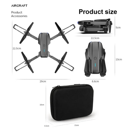 QJ E99 K3 Pro HD 4k Drone Dual Camera High Hold Mode Foldable Mini WIFI Aerial Photography RC Quadcopter Toys Helicopter Dron