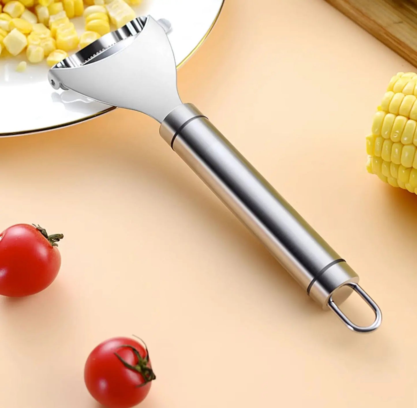 Stainless Steel Corn Peeler Serrated Corn Stripper Peelers Cob Shaver Planer Thresher Cutter Kitchen Fruit Vegetable Gadget Tool