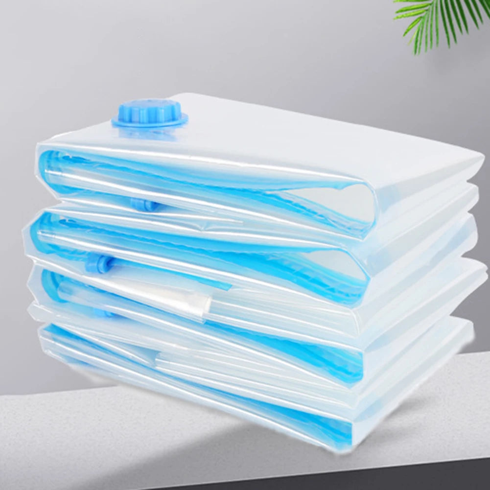 6Pcs Vacuum Storage Bags With Valve Vacuum Seal Bag Space Saving Bags for Comforters Clothes Pillow Bedding Blanket Storage