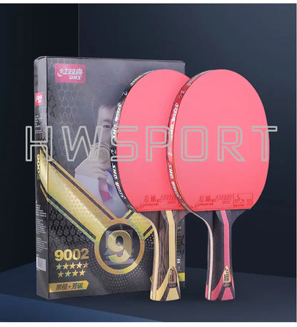 Original DHS 7 Star Table Tennis Racket Offensive 8 Star 9 Star Professional Ping Pong Racket ALC Carbon Paddle