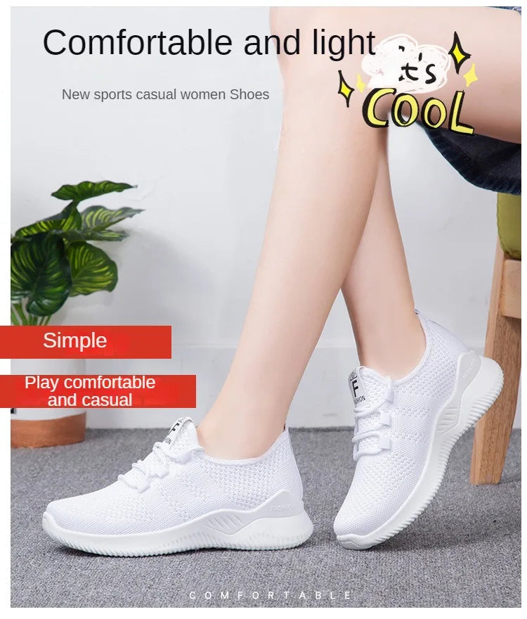 2023 Sport Running Shoes Women Air Mesh Breathable Walking Women Sneakers Comfortable  Fashion Casual Sneakers Chaussure Femme