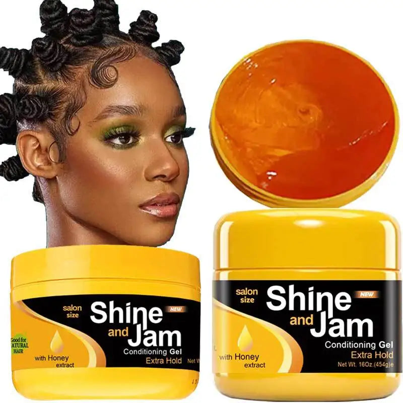 Hair Control Pomade Styling Braiding Cream for Lock and Twist Cornrow Tames Frizz Shine and Jam Edge Control Wax Braid Gel