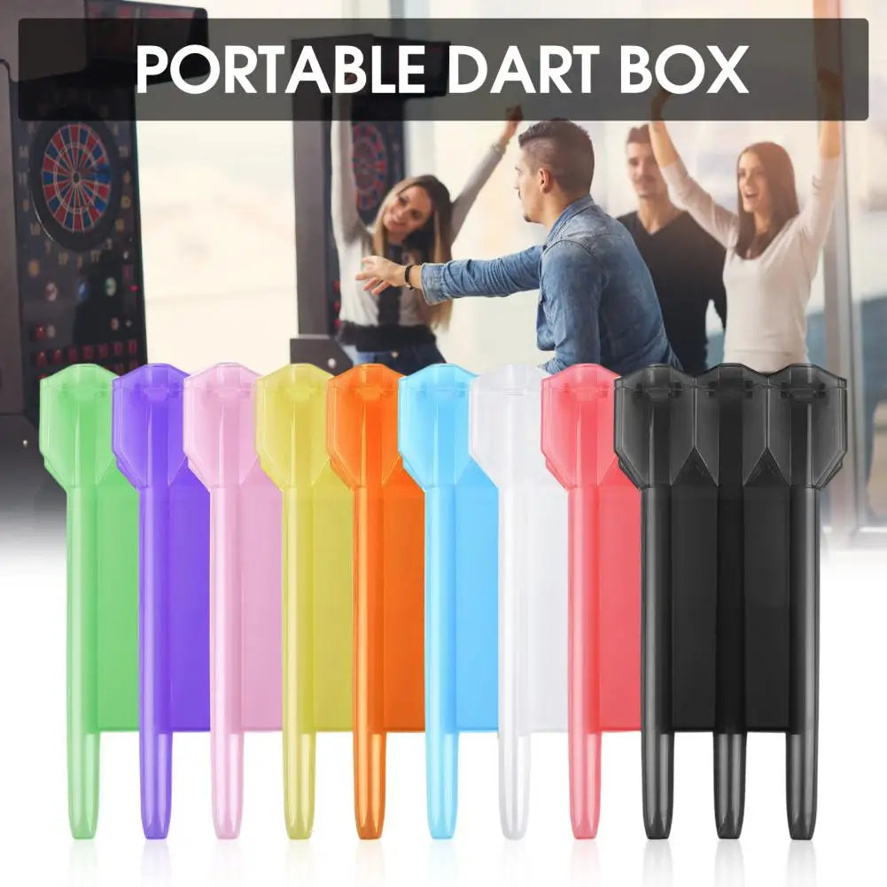 Dart Carry Case Universal Dart Storage Box Integrated Lock Practical Clear Dart Case Storage Equipment