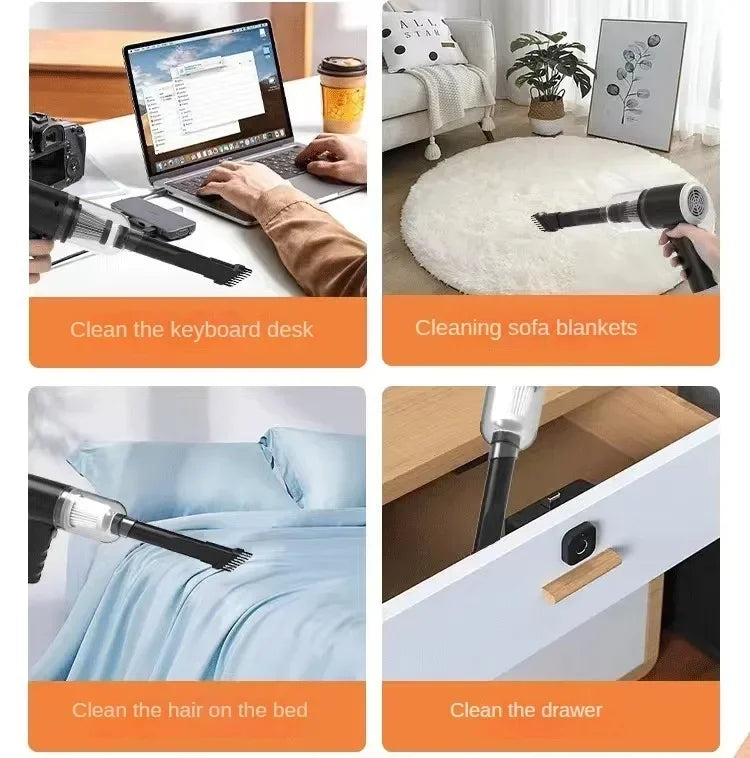 Xiaomi 6000PA Car Vacuum Cleaner Wireless Vacuum Cleaner Strong Suction Handheld Vacuum Cleaner Powerful Blower For Car Home