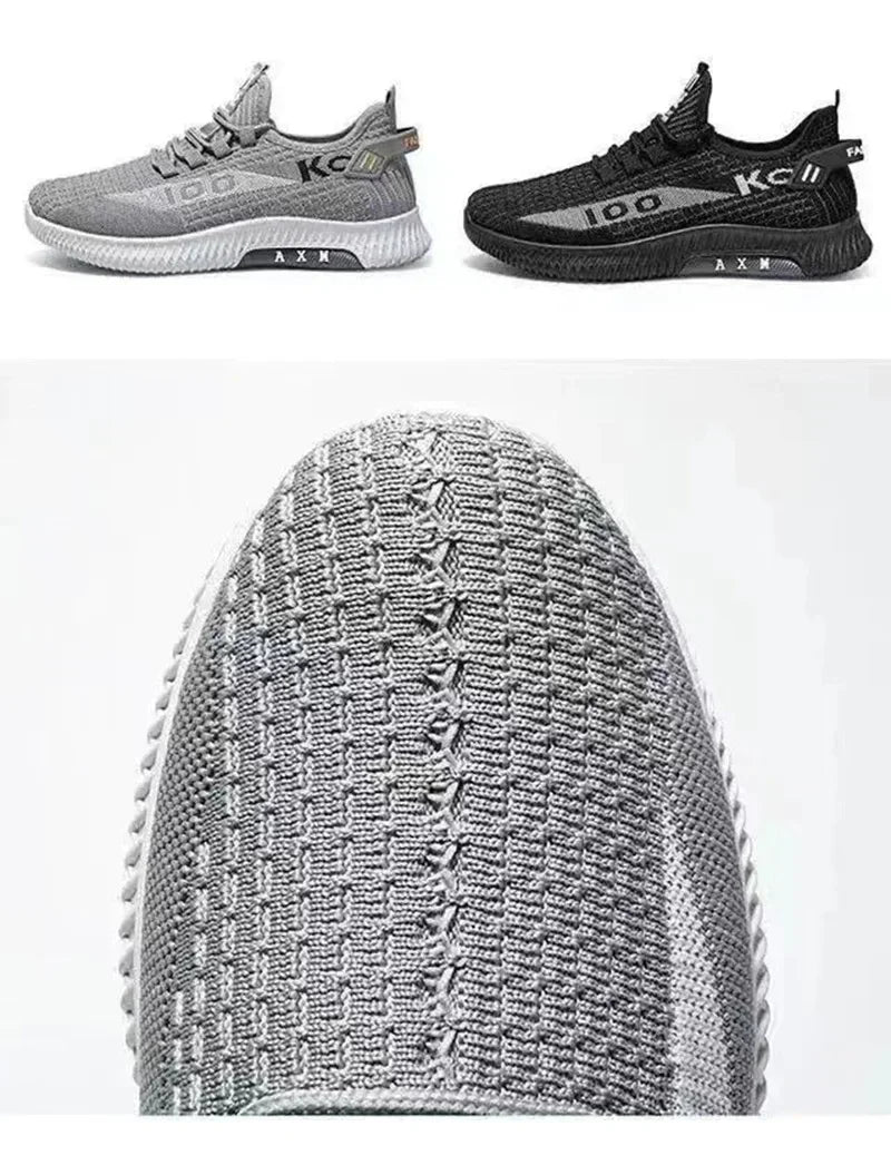 Men's shoes Lightweight men's shoes Breathable casual mesh shoes High elastic cushioned soft sole jogging shoes for lovers