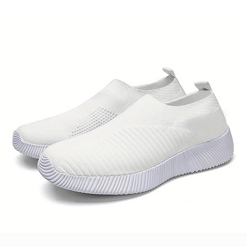 Women Sneakers Slip On Sock Shoes Women Flat Casual Sneaker Women's Sports Shoes Breather Vulcanize Shoes For Women Zapatillas