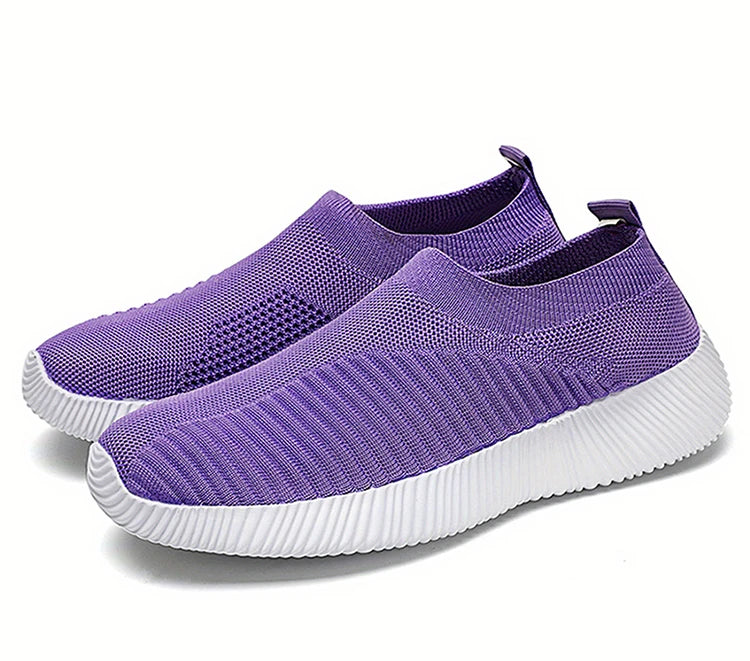 Women Sneakers Slip On Sock Shoes Women Flat Casual Sneaker Women's Sports Shoes Breather Vulcanize Shoes For Women Zapatillas