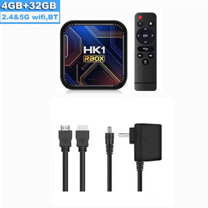 HK1 RBOX K8S Android 13 TV BOX RK3528 2.4G 5G WIFI BT 4.0 8K 64GB 32GB 16GB