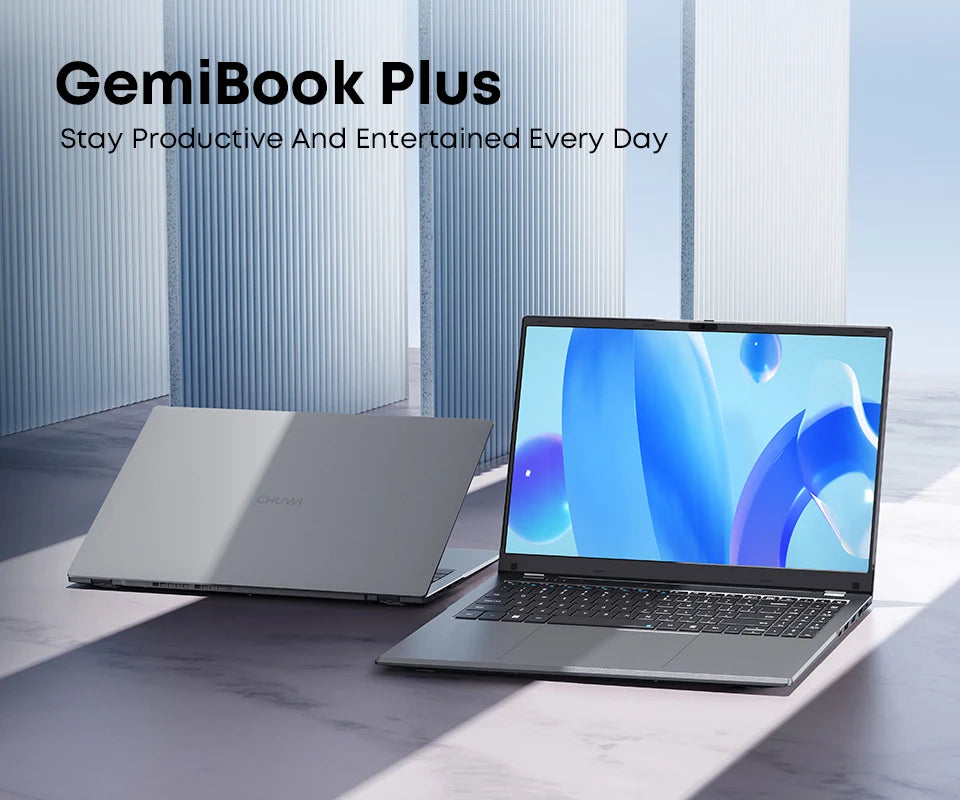 CHUWI GemiBook Plus Laptop Intel N100 Graphics for 12th Gen 15.6" 1920*1080P 16GB RAM 512GB SSD With Cooling Fan Windows 11