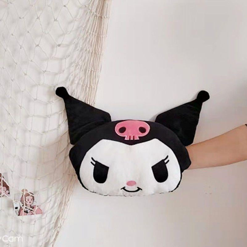 45cm Kuromi Doll Plush Doll Decoration Kuromi Pillow Doll Peripheral Toys Melody Birthday Gift