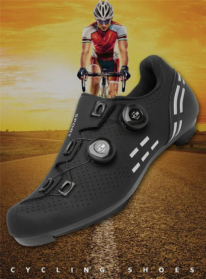 New Cycling Shoes for Men Women Speed Mountain Bicycle Flat SPD Pedals Racing Biking MTB Cleats Road Bike Sneakers