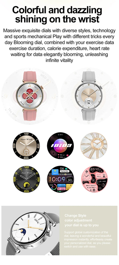 2025 For Original HUAWEI Watch GT5 Mini 40mm Women Smart Watch MenBluetooth Call GPS track AMOLED NFC Bluetooth Call smartwatch