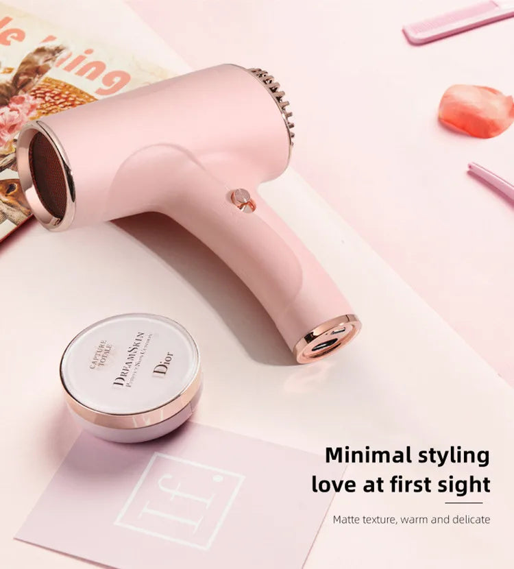 New Wireless Hair Dryer 30000 RPM High Wind Speed Dry Cool Hot Air Children's Home Dormitory Travel USB Charging Hair Dryer