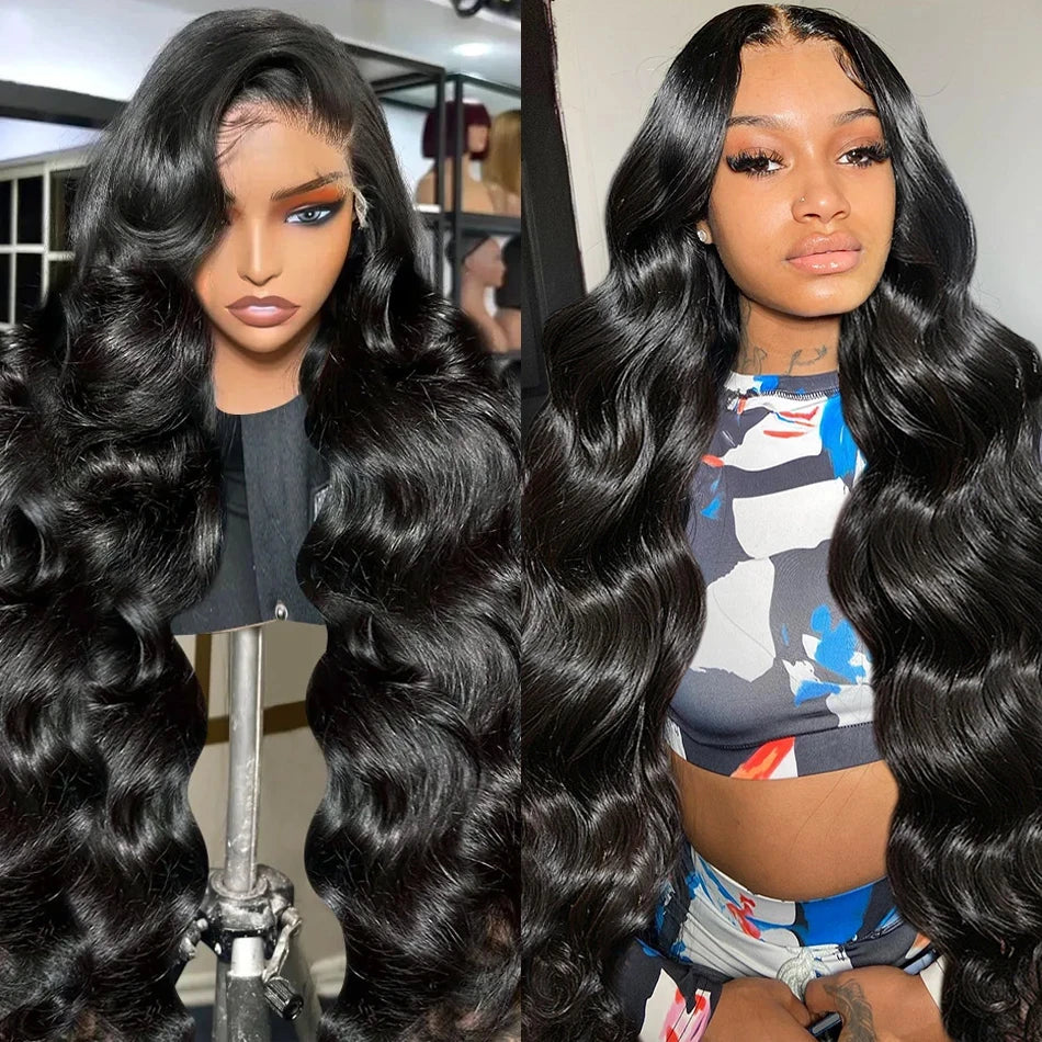 13X6 Body Wave Transparent Lace Front Wigs 13x4  HD Lace Frontal Wig 4x4 Lace Closure Wigs Human Hair Wigs For Women 180%