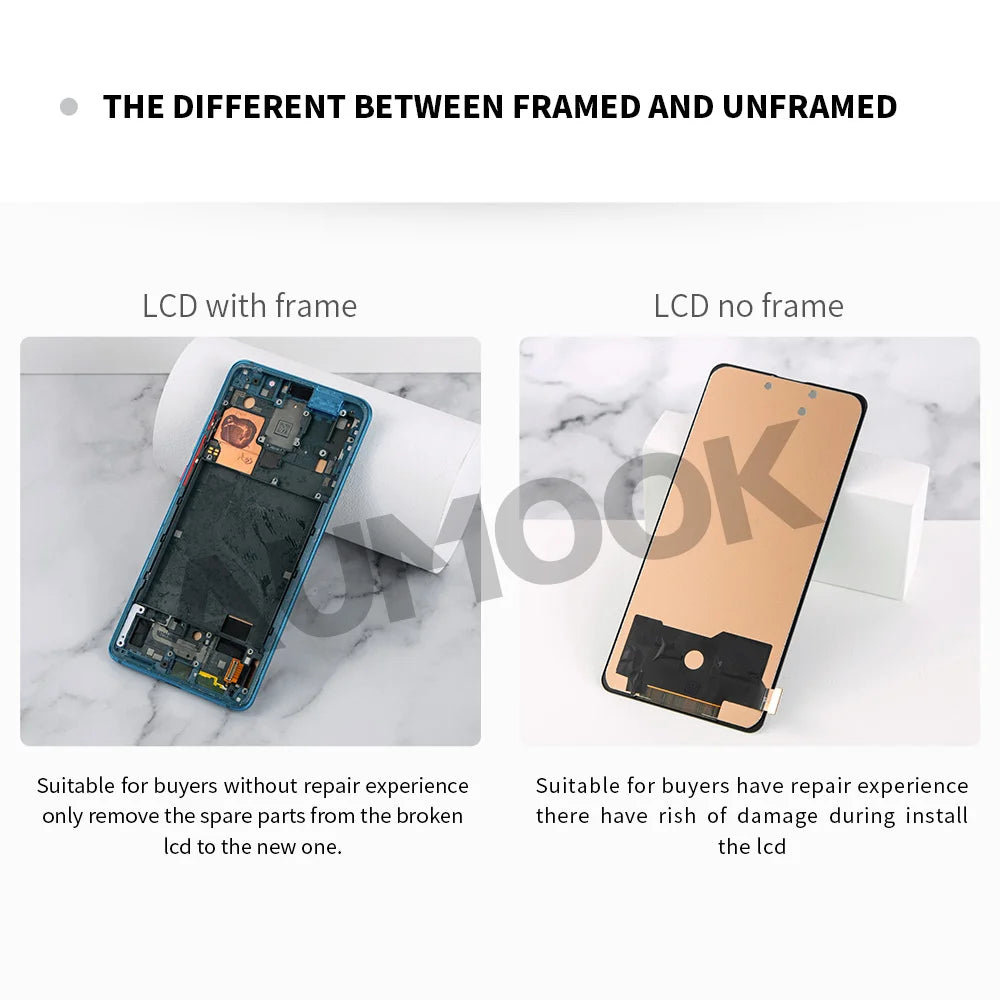 6.39" AMOLED For Xiaomi MI 9T Pro/MI 9T LCD Display Touch Screen Digitizer Assembly With Frame for Xiaomi Redmi K20 Pro /K20 LCD